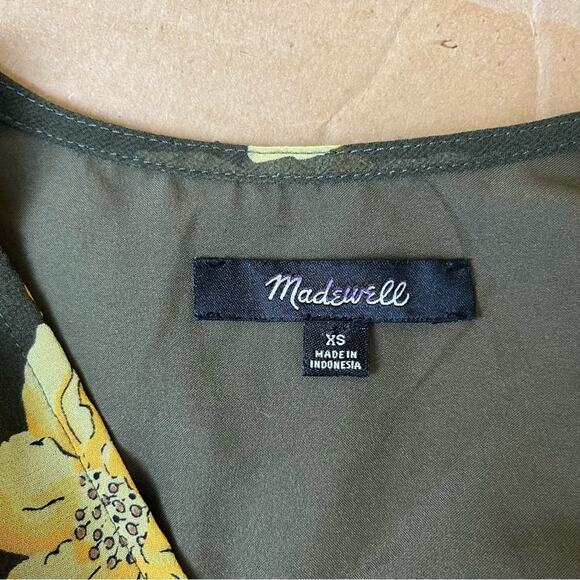 Madewell Effie Floral Woven Wrap Top - Picture 7 of 7